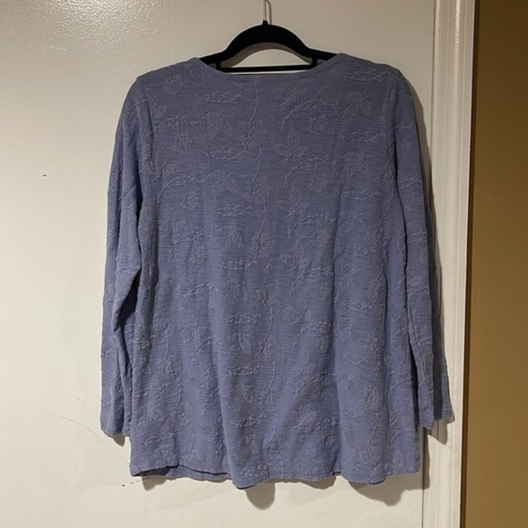 Soft Surroundings Women's V Neck Knit Top Size Medium - Picture 8 of 9